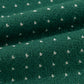 Green Christmas Snowflake Dotted Print Round Neck Sweater