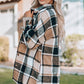 Plaid Print Buttoned Shirt Jacket