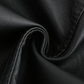 Black Quilted Detail Zip Leatherette Moto Jacket