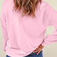 Pink Christmas Nutcracker Graphic Pullover Sweatshirt