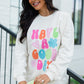 Beige HAVE A GOOD DAY Drop Shoulder Graphic Sweatshirt