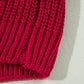 Racing Red Off-the-shoulder Knit Sweater