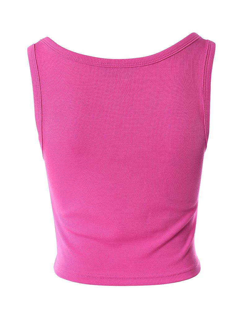 U Neck Basics Casual Tank Top