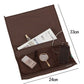 Coffee Canvas Bedside Storage Hanging Bag