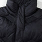 Black Quilted High Neck Zip Up Jacket Vest