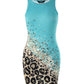 Leopard Print Sleeveless Bodycon Dress