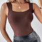 ChicMe ContourX U Neck Shapewear Built in Bra Sleeveless High Strechy Slim Fit Tank BodySuits