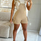 Pocket Design Casual Suspender Romper