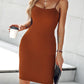 BUILT IN SHAPEWEAR Spaghetti Strap Tummy Control Slip Dress