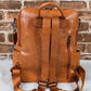 Brown Tassel Decor Retro PU Large Capacity Backpack