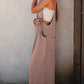 DUNE Corded Adjustable Straps Wide Leg Loose Overall