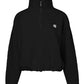 Stand Collar Zipper Design Casual Sweatshirt