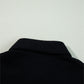 Black Solid Color Corduroy Buttoned Long Sleeve Shacket