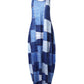 Denim Look Print Spaghetti Strap Casual Dress