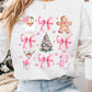 Beige Christmas Theme Pattern Pullover Sweatshirt