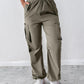 Drawstring Pocket Design Cargo Pants