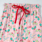 Multicolour Floral Christmas Pajamas Set