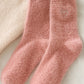 Gossamer Pink Valentines Day Heart Shape Thick Soft Socks