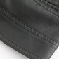 Black Quilted Detail Zip Leatherette Moto Jacket