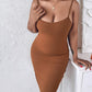 BUILT IN SHAPEWEAR Spaghetti Strap Tummy Control Slip Dress