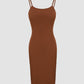 BUILT IN SHAPEWEAR Spaghetti Strap Tummy Control Slip Dress