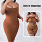 BUILT IN SHAPEWEAR Spaghetti Strap Tummy Control Slip Dress