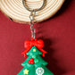 Dark Green Christmas Tree Gift Keychain