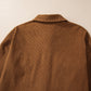 Brown Textured Flap Pocket Drop Shoulder Shacket