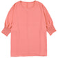 Pink Smocked Wrist Shift Top