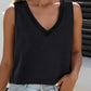 V Neck Casual Sleeveless Top