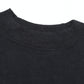 Black Drop Shoulder Crew Neck Pullover Sweatshirt