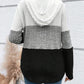 Striped Colorblock Half Zip Up Hoodie Casual Long Sleeve Pullover Tops