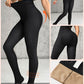 2 Piece 80g(no Fleece) High Waisted Tummy Control Elasticity Leggings Tight Pants