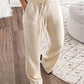 Drawstring Pocket Design Casual Pants