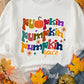 Beige Cute Pumpkin Spice Graphic Thanksgiving Sweatshirt