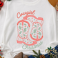 White Cowgirl Boots Christmas Graphic Crewneck Sweatshirt