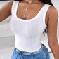 3 Pack Scoop Neck Sleeveless Ribbed Tank Top Cami Tee Shirts