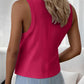 U Neck Racer Back Ribbed Tank Top