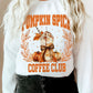 Beige PUMPKIN SPICE COFFEE CLUB Graphic Sweatshirt