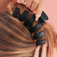 Black Plastic Resin Non-Slip Large Hair Claw