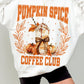 Beige PUMPKIN SPICE COFFEE CLUB Graphic Sweatshirt