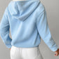 Zip Up Kangaroo Pocket Design Fleece Lined Thermal Hoodie