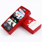 White Christmas Cartoon Pattern 5 Pairs/Set Socks Set with Box