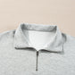 Light Grey Stand Neck Zipped Sweatshirt and Shorts Set