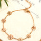 Gold Daisy Plated Alloy Adjustable Bracelet