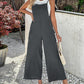 Spaghetti Strap Pocket Design Suspender Jumpsuit