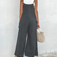 Spaghetti Strap Pocket Design Suspender Jumpsuit