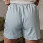 Beau Blue Light Wash Pocketed Wide Leg Denim Shorts