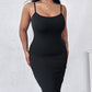 BUILT IN SHAPEWEAR Spaghetti Strap Tummy Control Slip Dress