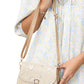 Jet Stream Delicate Weave Detail One Shoulder Bag